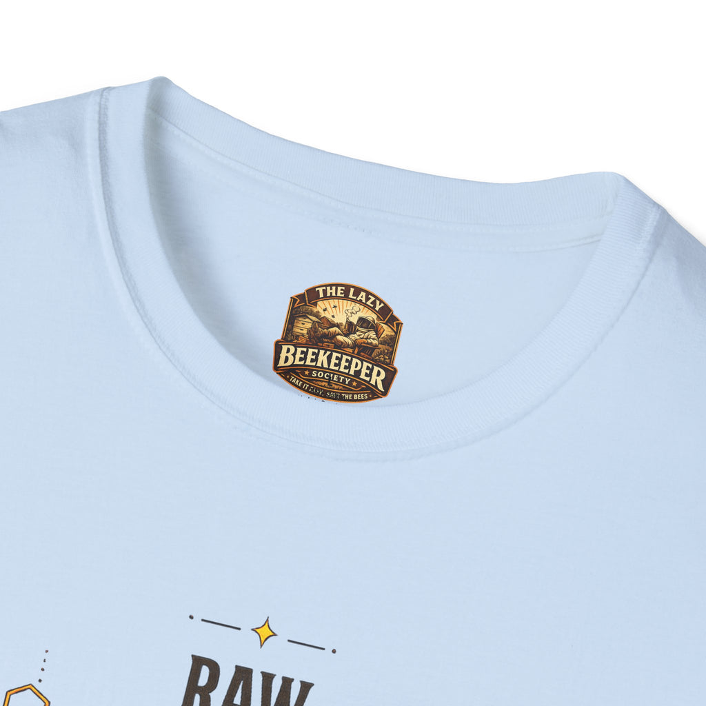 T-Shirt "Flüssiges Gold" – Grafik-T-Shirt "Roher Honig aus der Region"