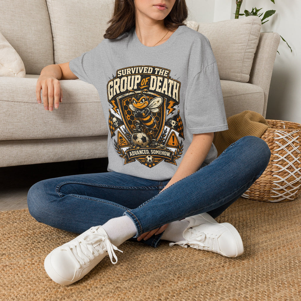 Group of Death Survivor T-Shirt — 'Survived the Group of Death' Soccer Tournament Shirt