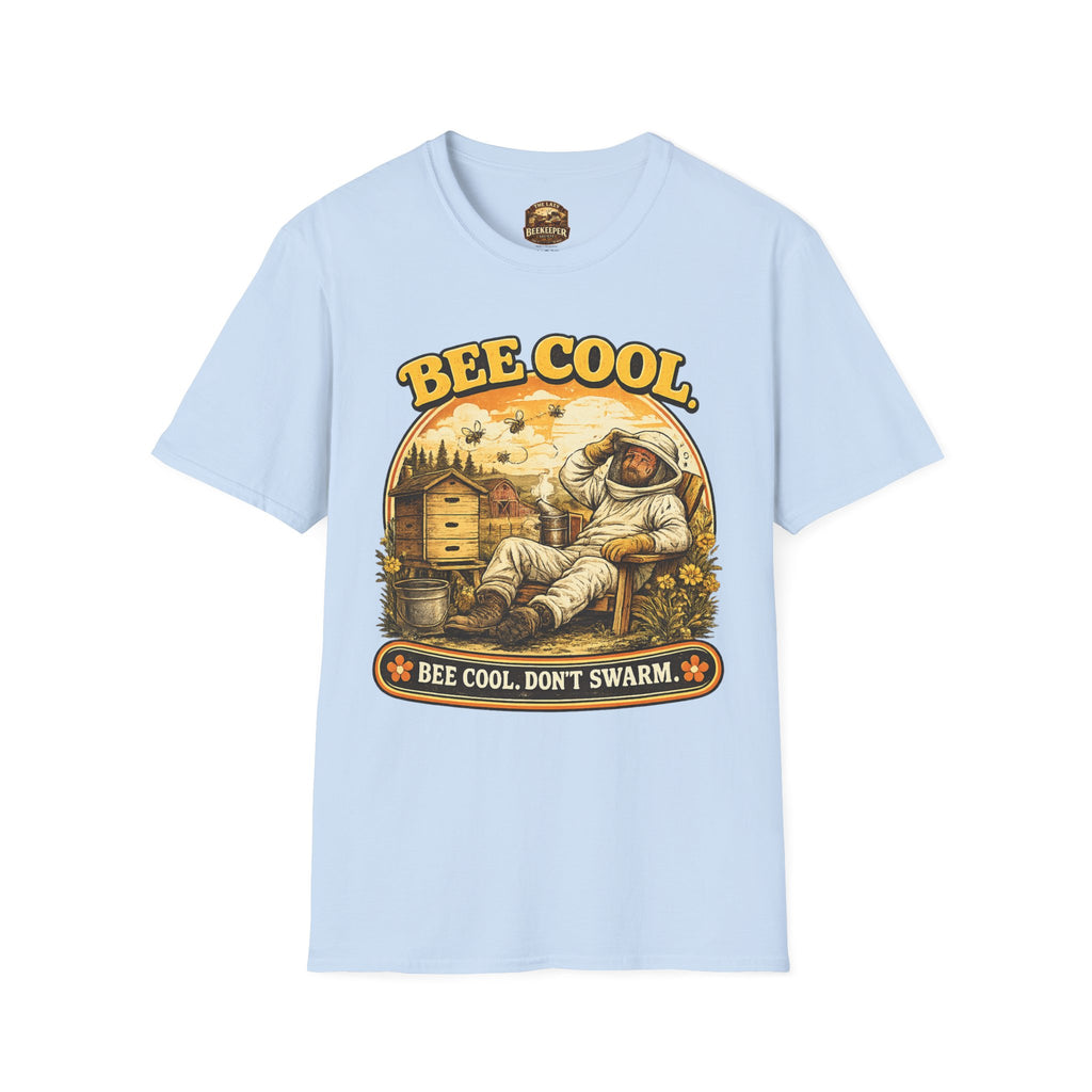 Bee Cool T-Shirt — Retro „Bee Cool, Don't Swarm“ Grafik-T-Shirt