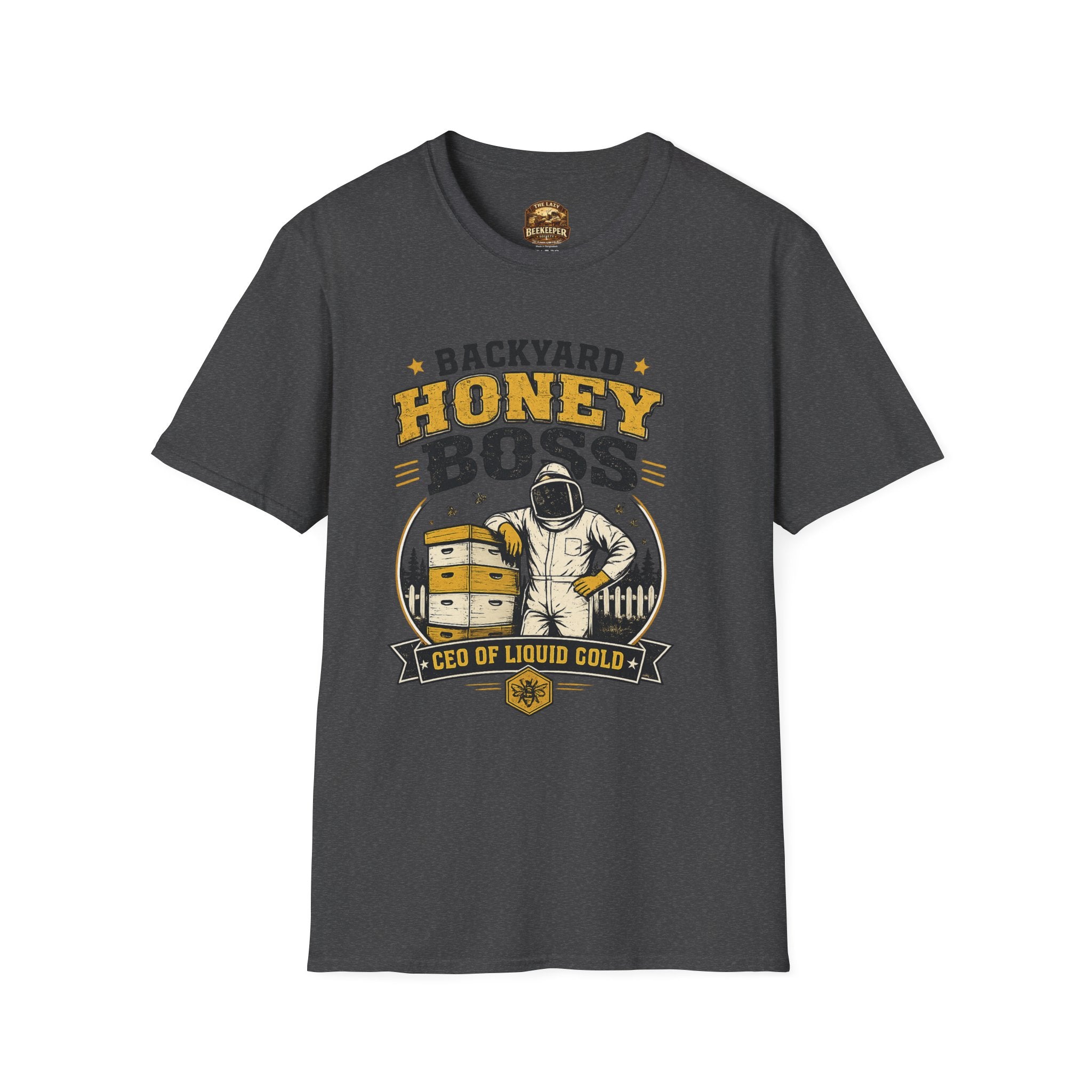 Backyard Honey Boss T-Shirt — Beekeeper Apiary Shirt