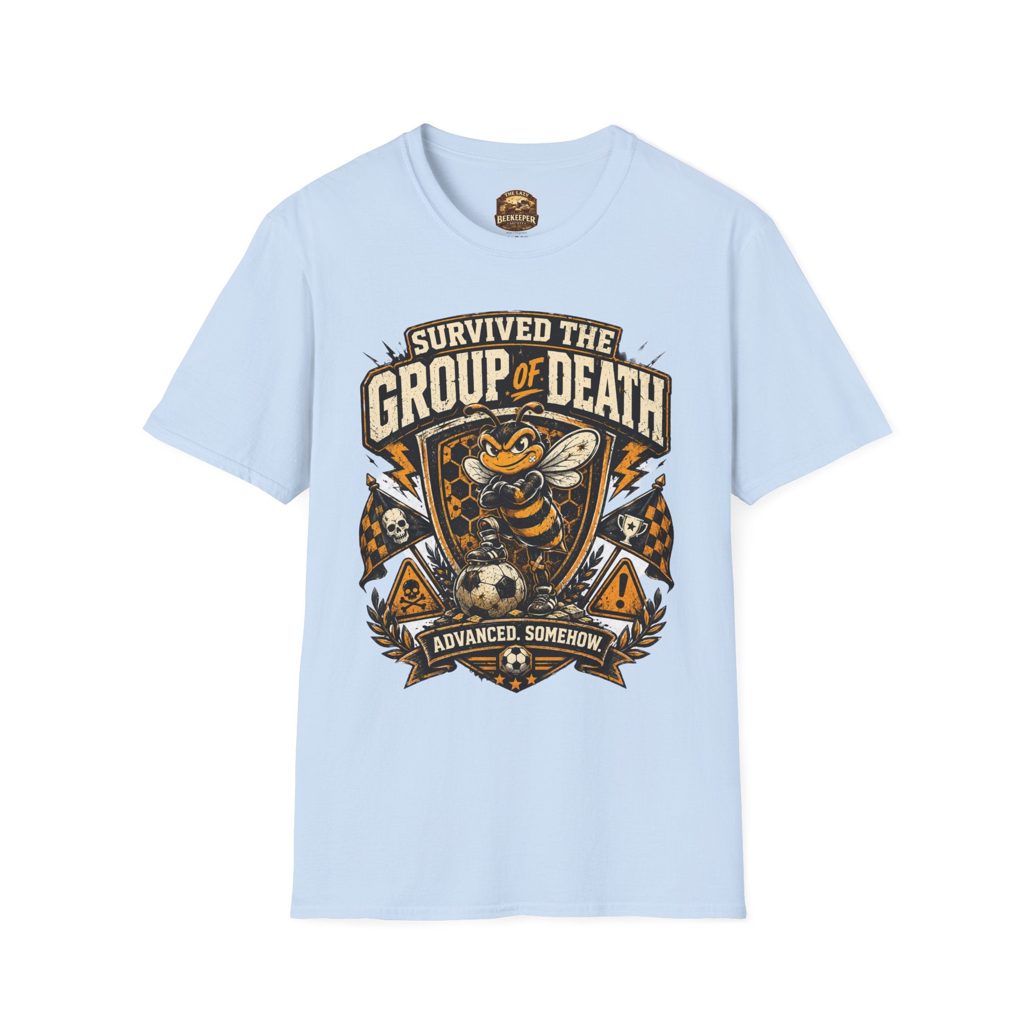 Group of Death Survivor T-Shirt — 'Survived the Group of Death' Soccer Tournament Shirt
