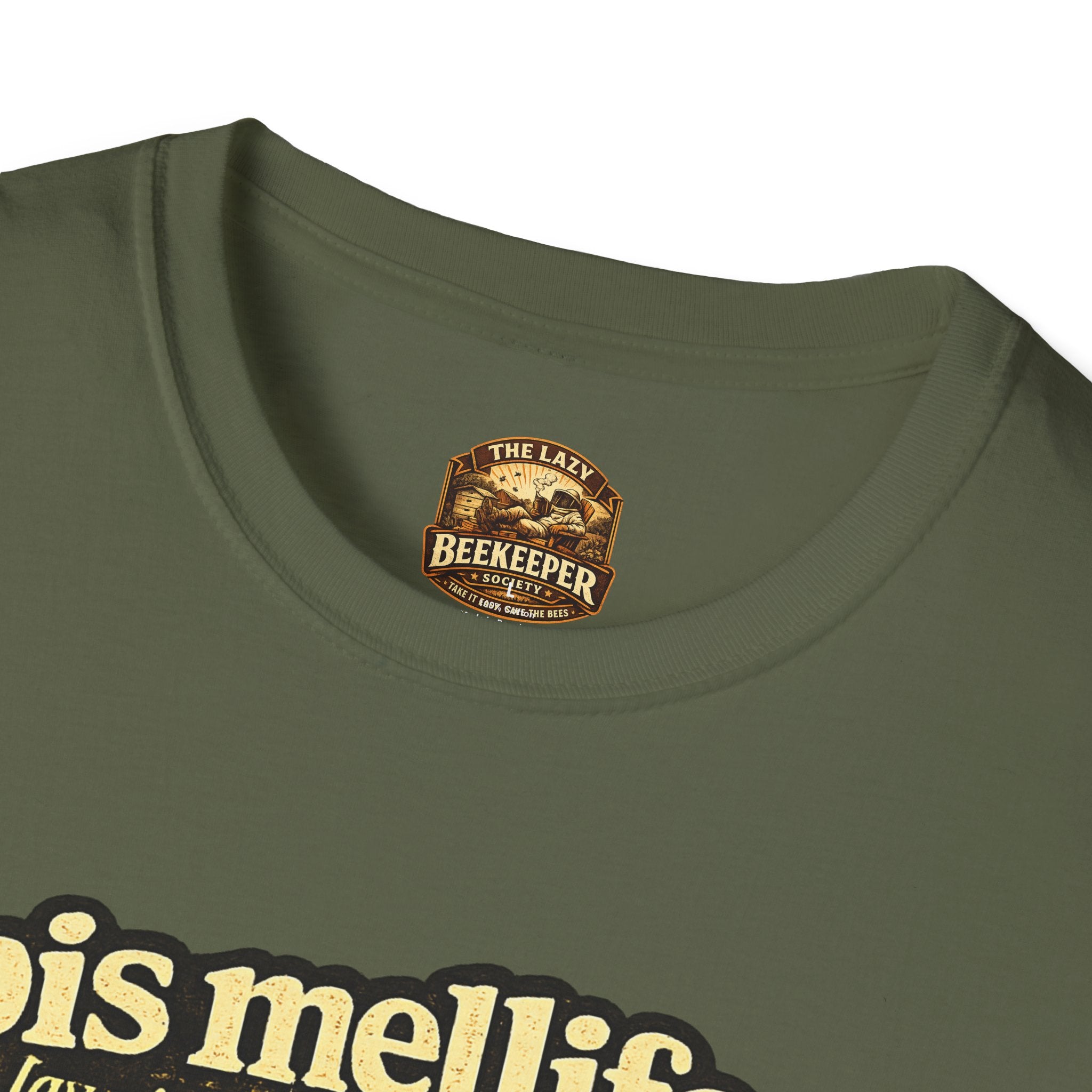 Apis Mellifera Bee Definition T-Shirt — Honey Bee Illustration & Conservation Quote