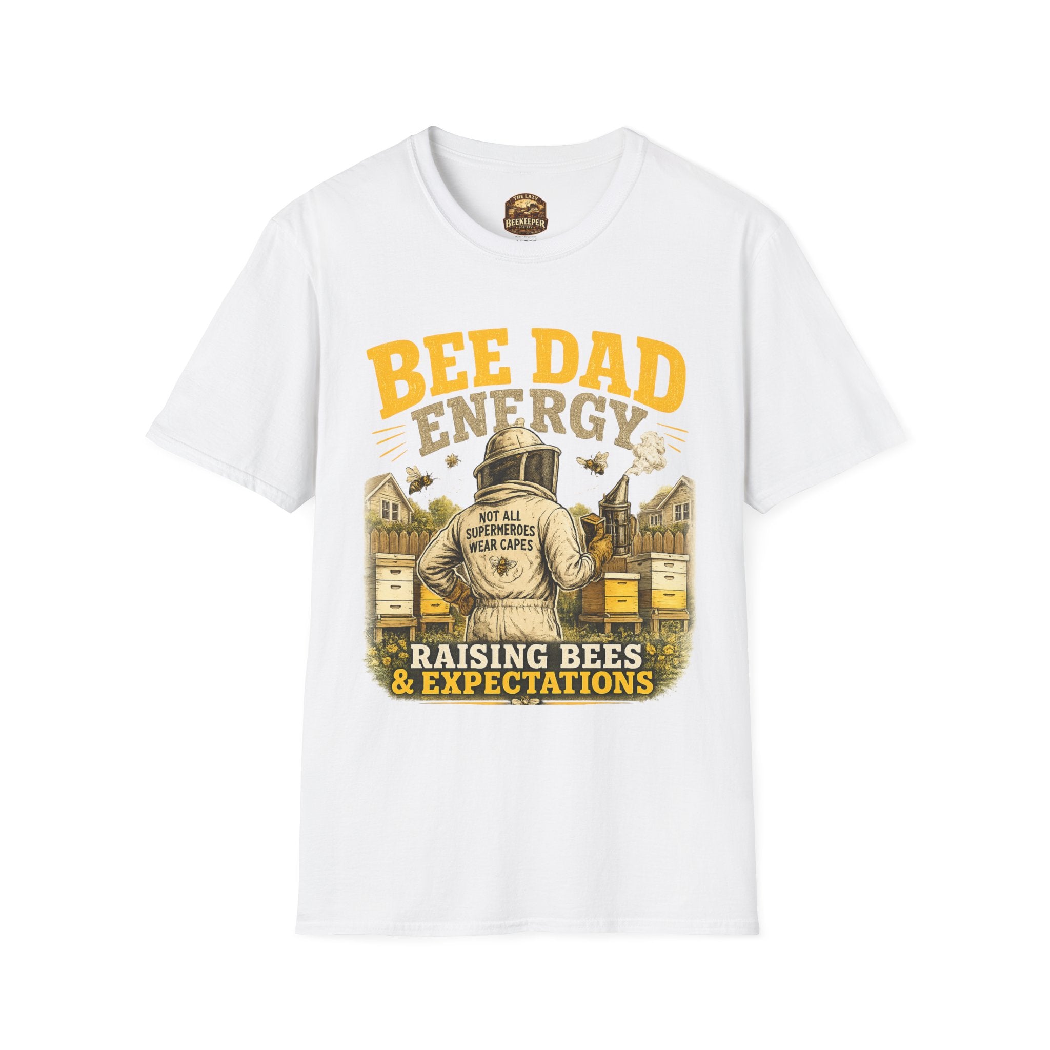 Bee Dad Energy T-Shirt — Raising Bees & Expectations Dad Shirt