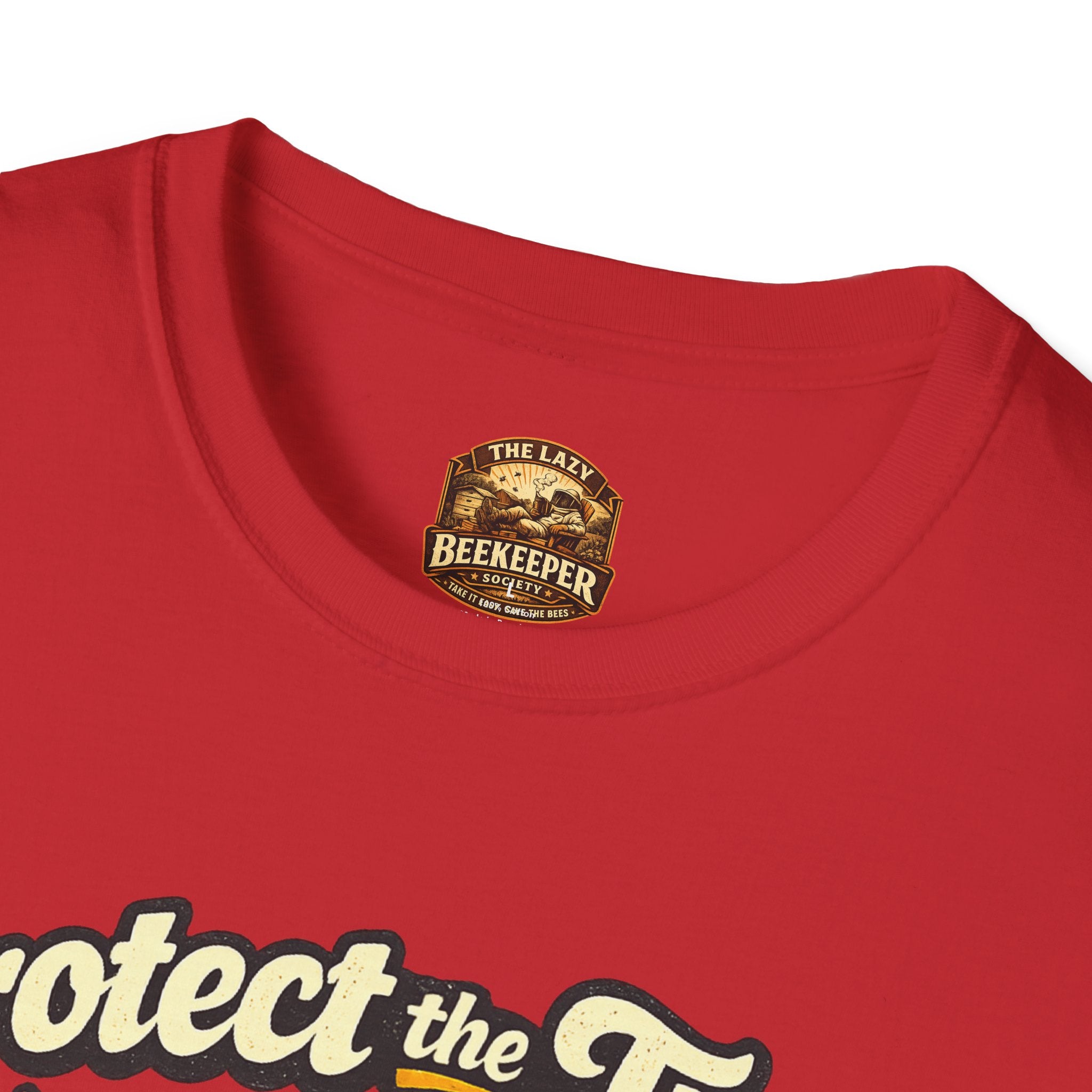 Protect the Tiny Bee T-Shirt — Save the Harvest Floral Graphic Tee