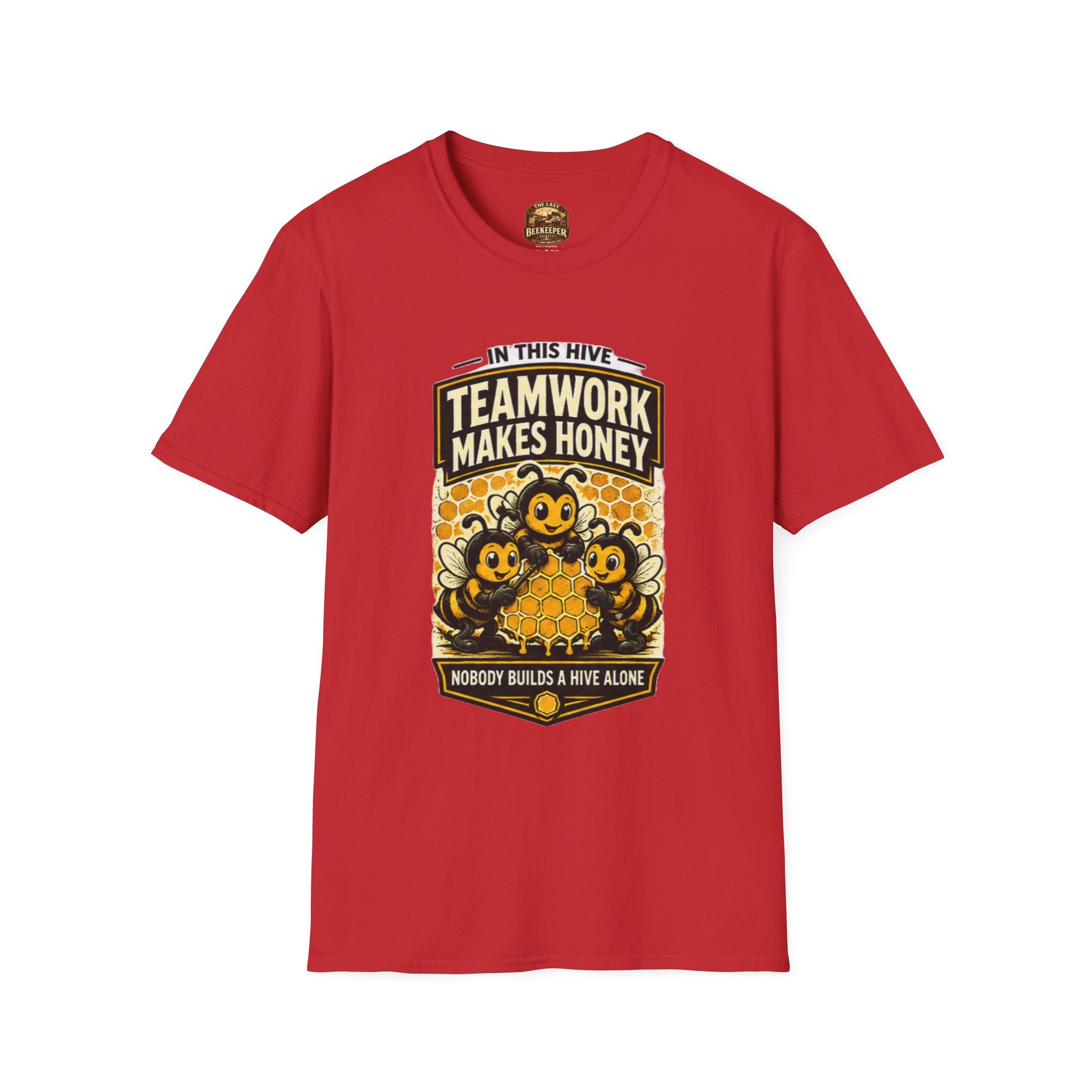 Teamwork Makes Honey T-Shirt — "In This Hive" Bee Graphic Tee
