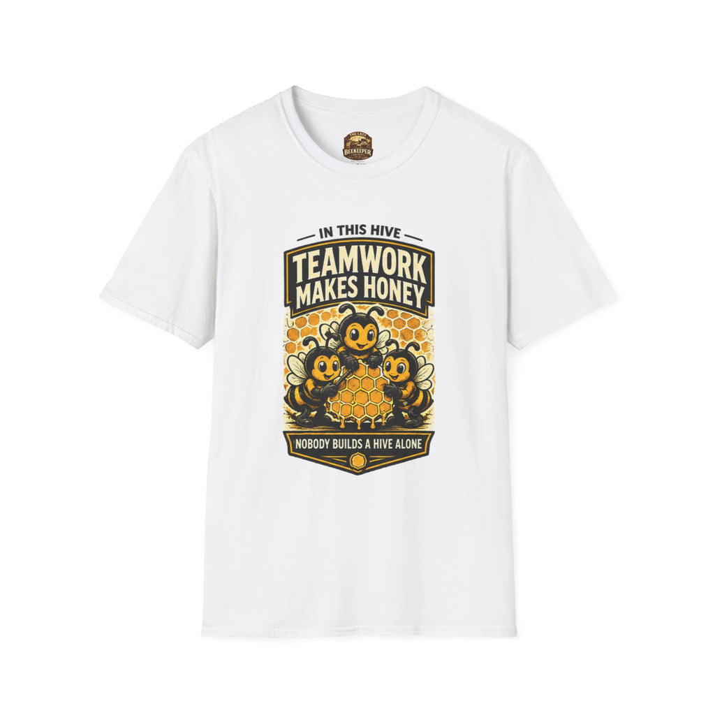 Teamwork Makes Honey T-Shirt — "In This Hive" Bee Graphic Tee