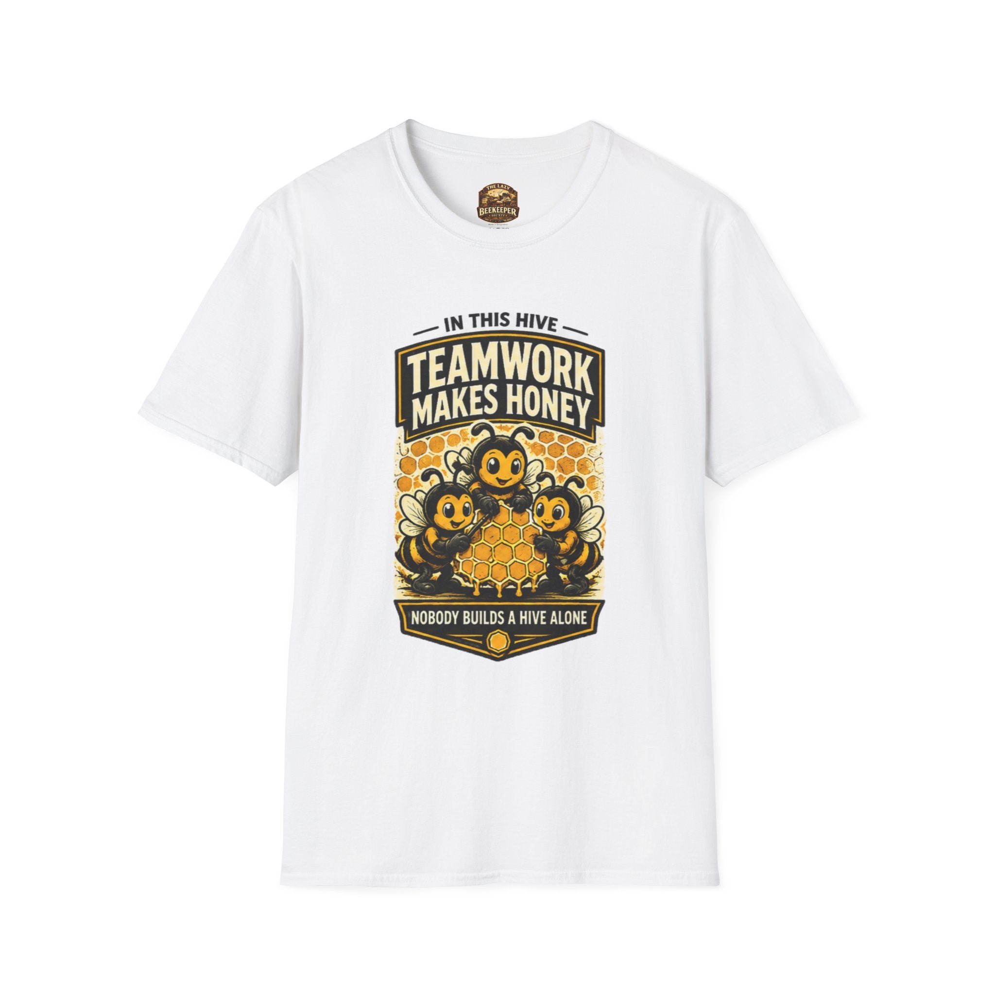 Teamwork Makes Honey T-Shirt — "In This Hive" Bee Graphic Tee