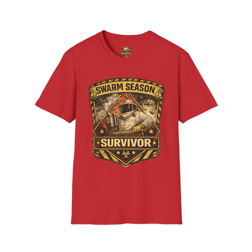 Schwarm-Saison-Überlebender T-Shirt – Vintage Schädlingsbekämpfung Imker T-Shirt