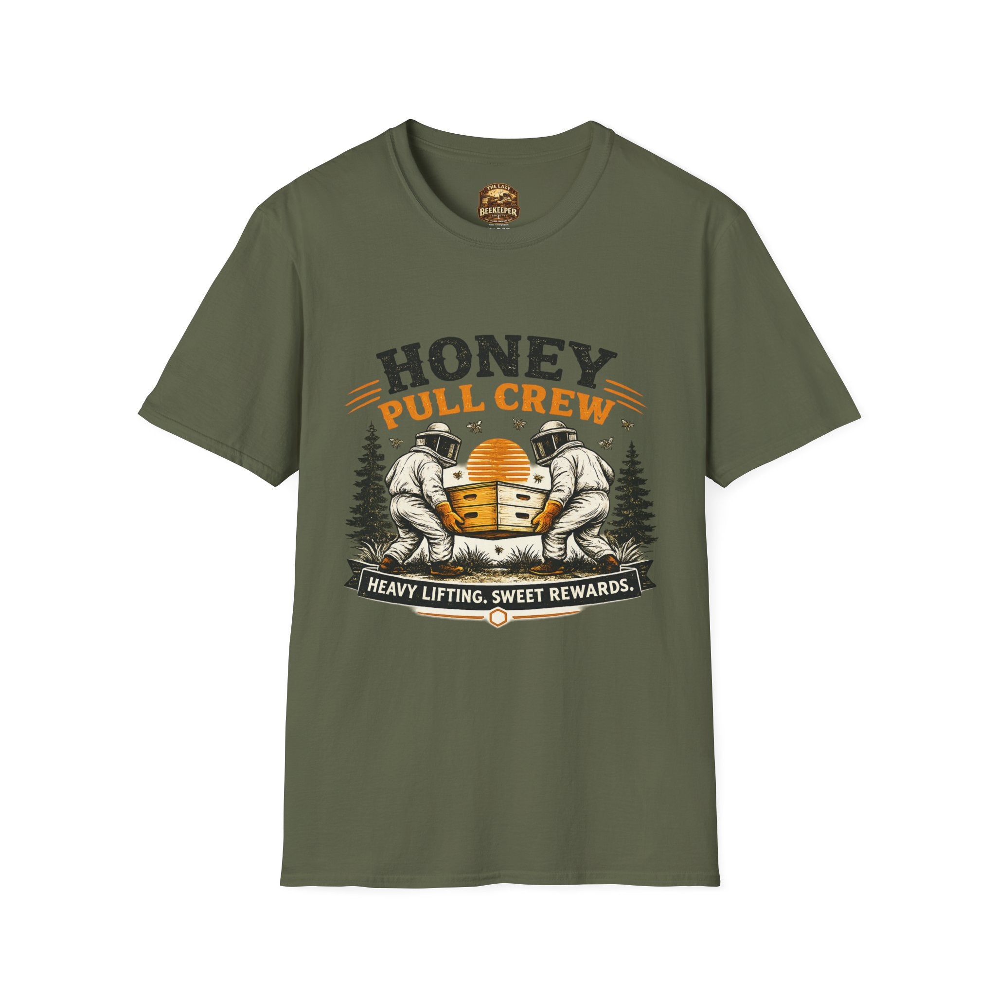 Honey Pull Crew T-Shirt – Imker-Crew-T-Shirt („Honey Pull Crew“)