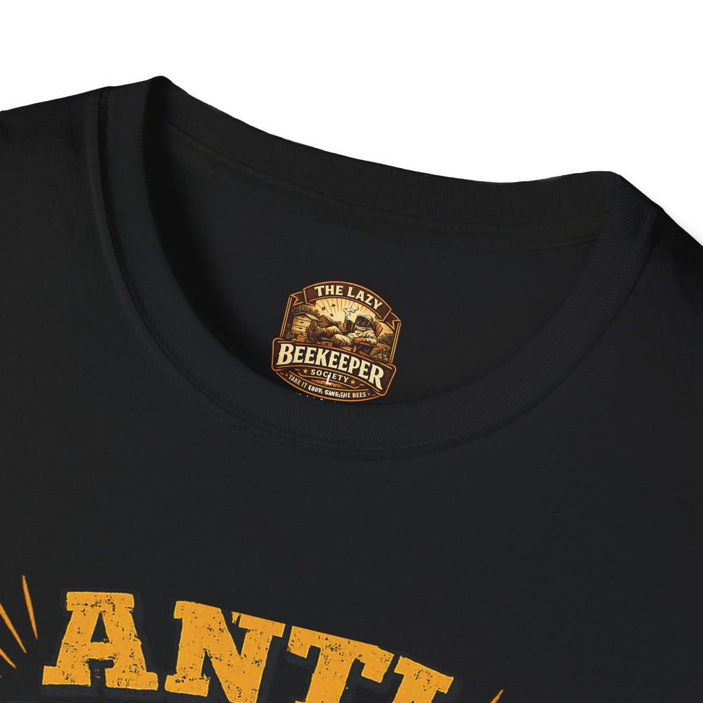 Anti Hustle Beekeeper T-Shirt — Reject Hustle, Embrace Honey Graphic Tee