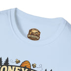 Honigernte-Vorhersage T-Shirt – Imker-Wettergrafik im Vintage-Stil