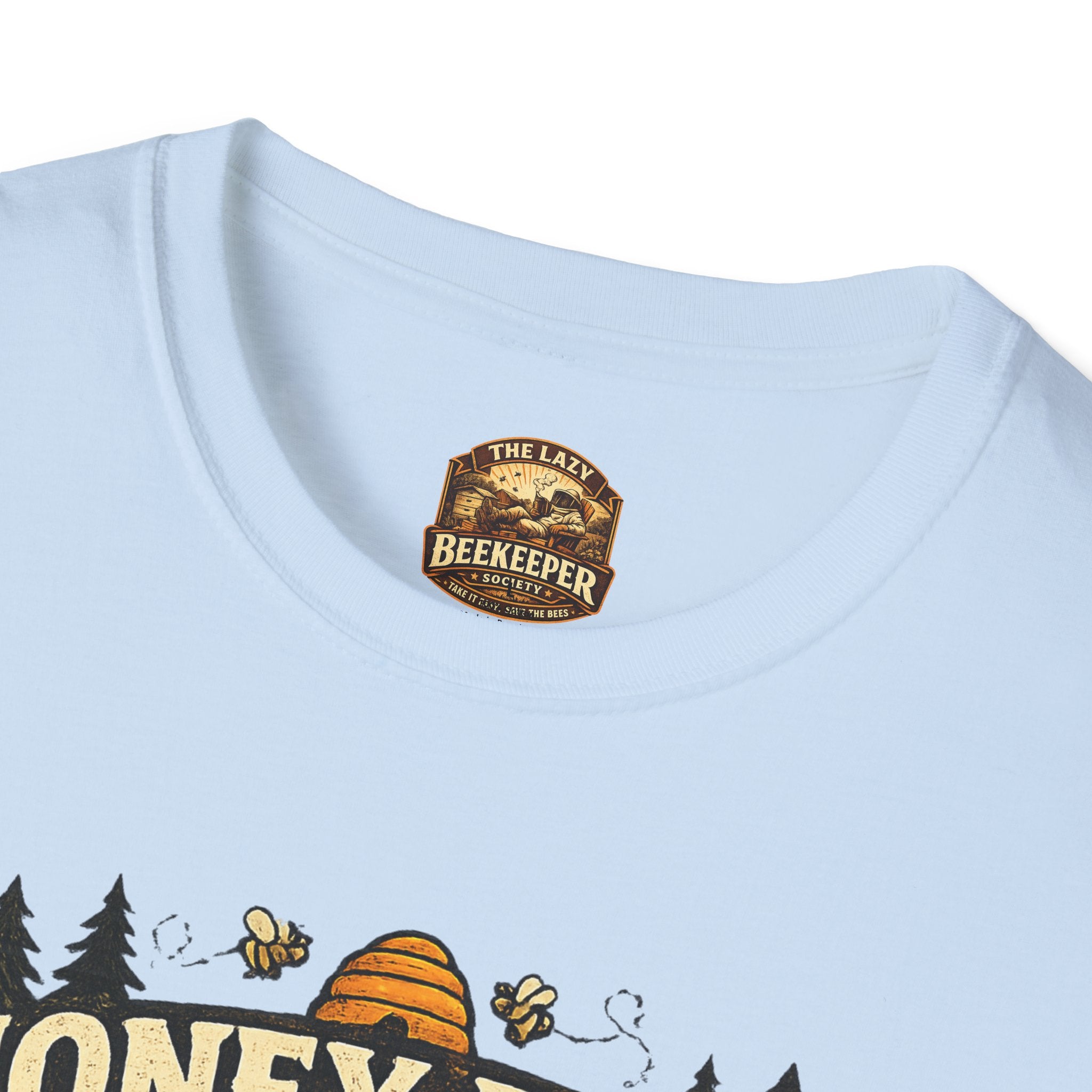 Honigernte-Vorhersage T-Shirt – Imker-Wettergrafik im Vintage-Stil