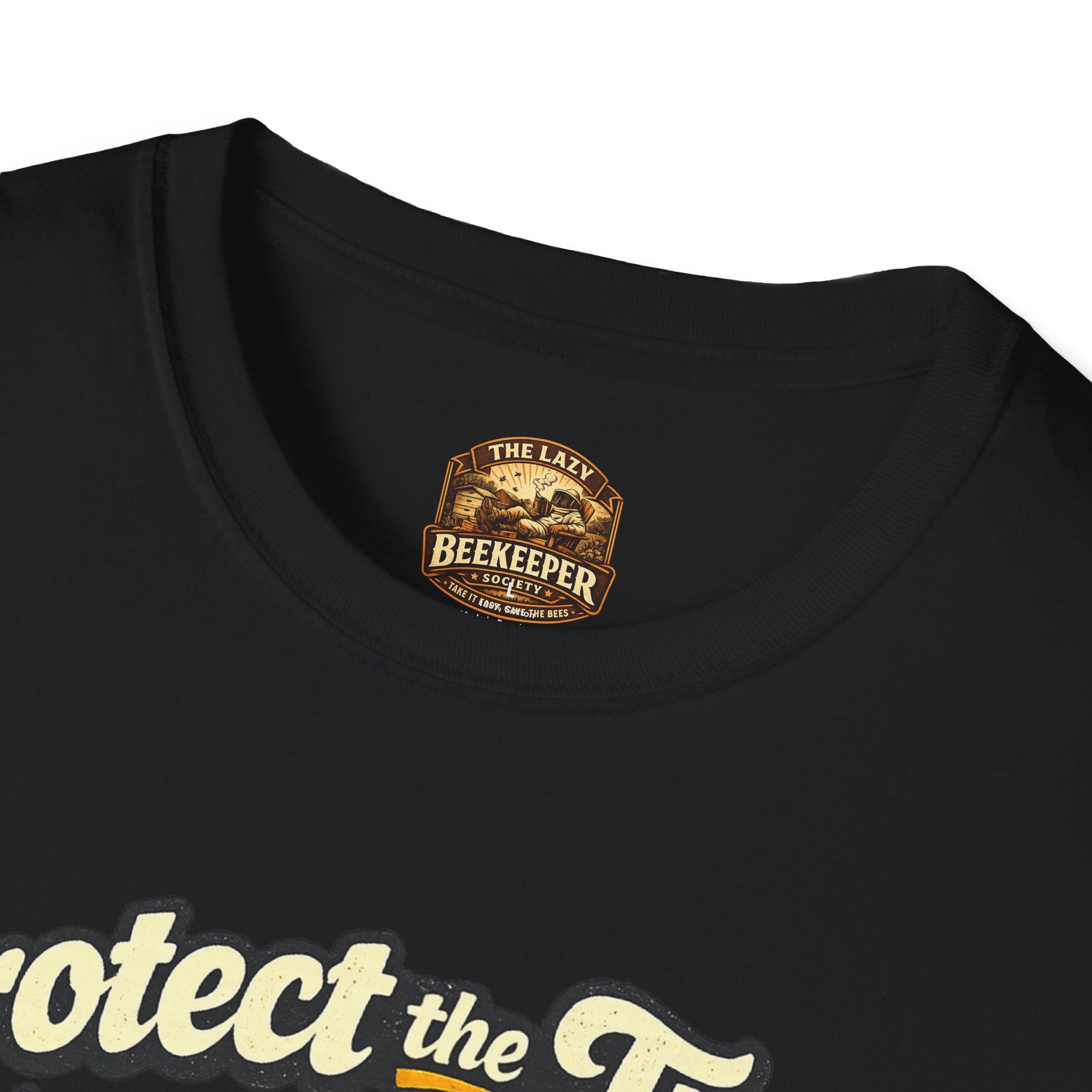 Protect the Tiny Bee T-Shirt — Save the Harvest Floral Graphic Tee