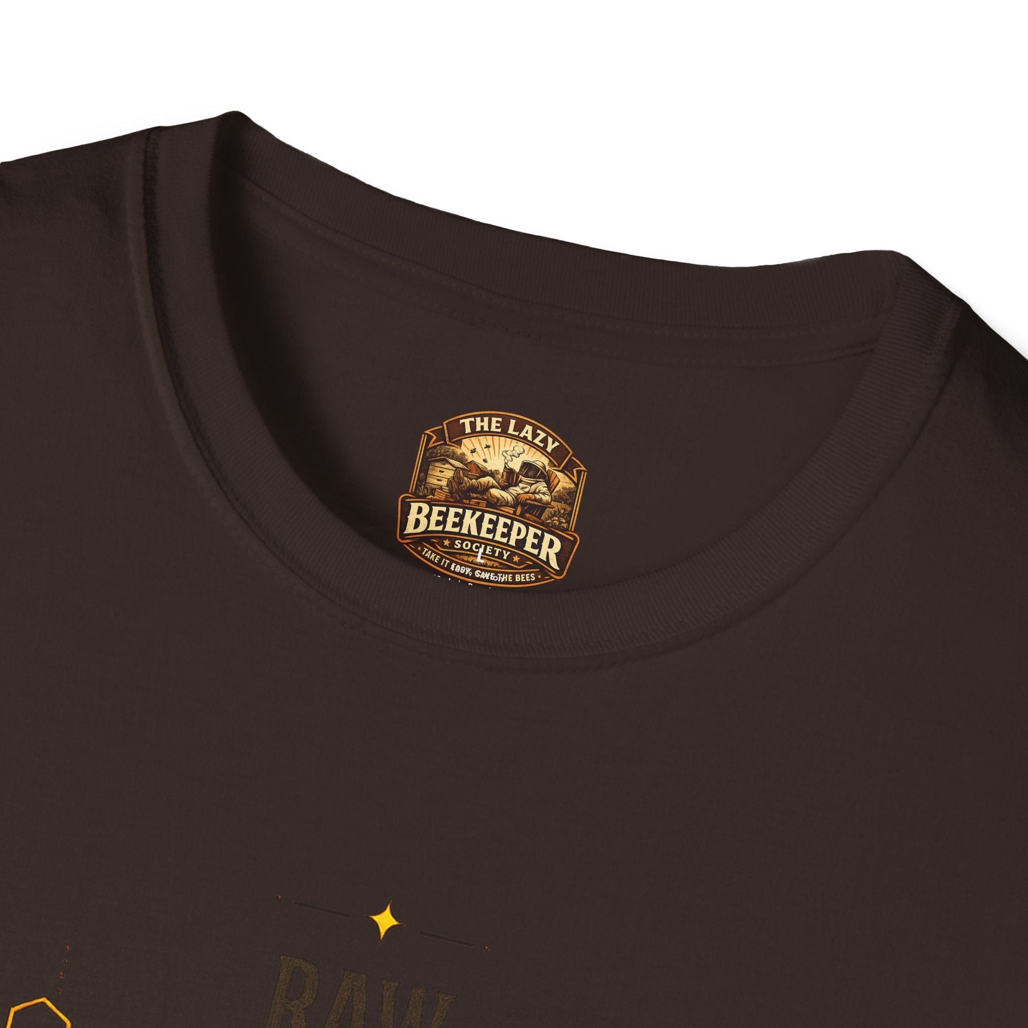 T-Shirt "Flüssiges Gold" – Grafik-T-Shirt "Roher Honig aus der Region"