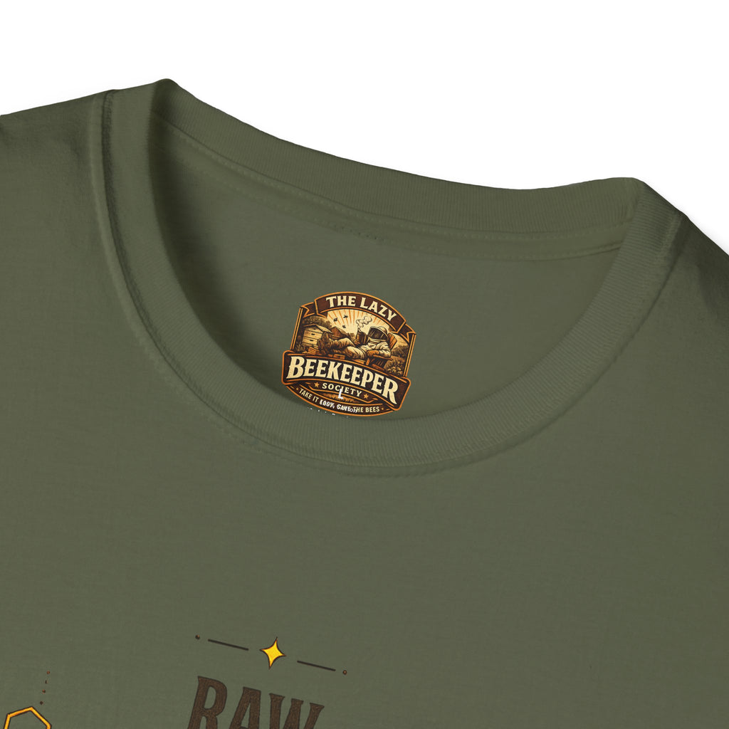 T-Shirt "Flüssiges Gold" – Grafik-T-Shirt "Roher Honig aus der Region"