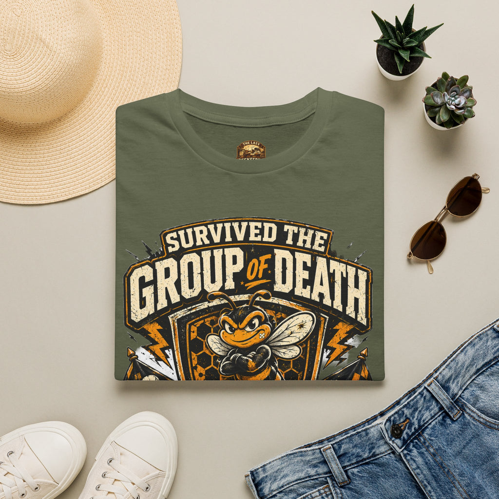 Group of Death Survivor T-Shirt — 'Survived the Group of Death' Soccer Tournament Shirt