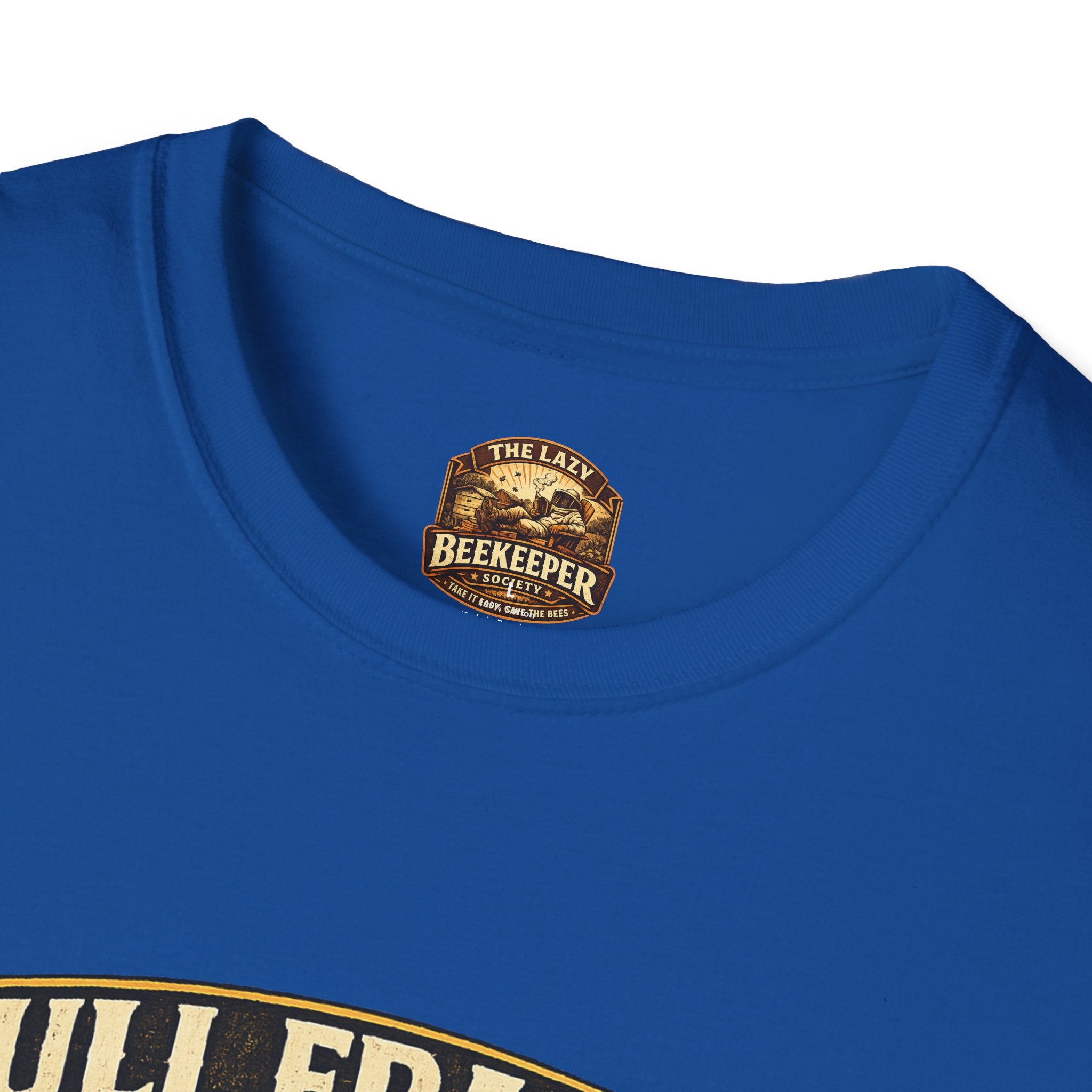 T-Shirt „Pull Frames Drink Coffee“ – Imker Kaffee & Waben Grafik-T-Shirt