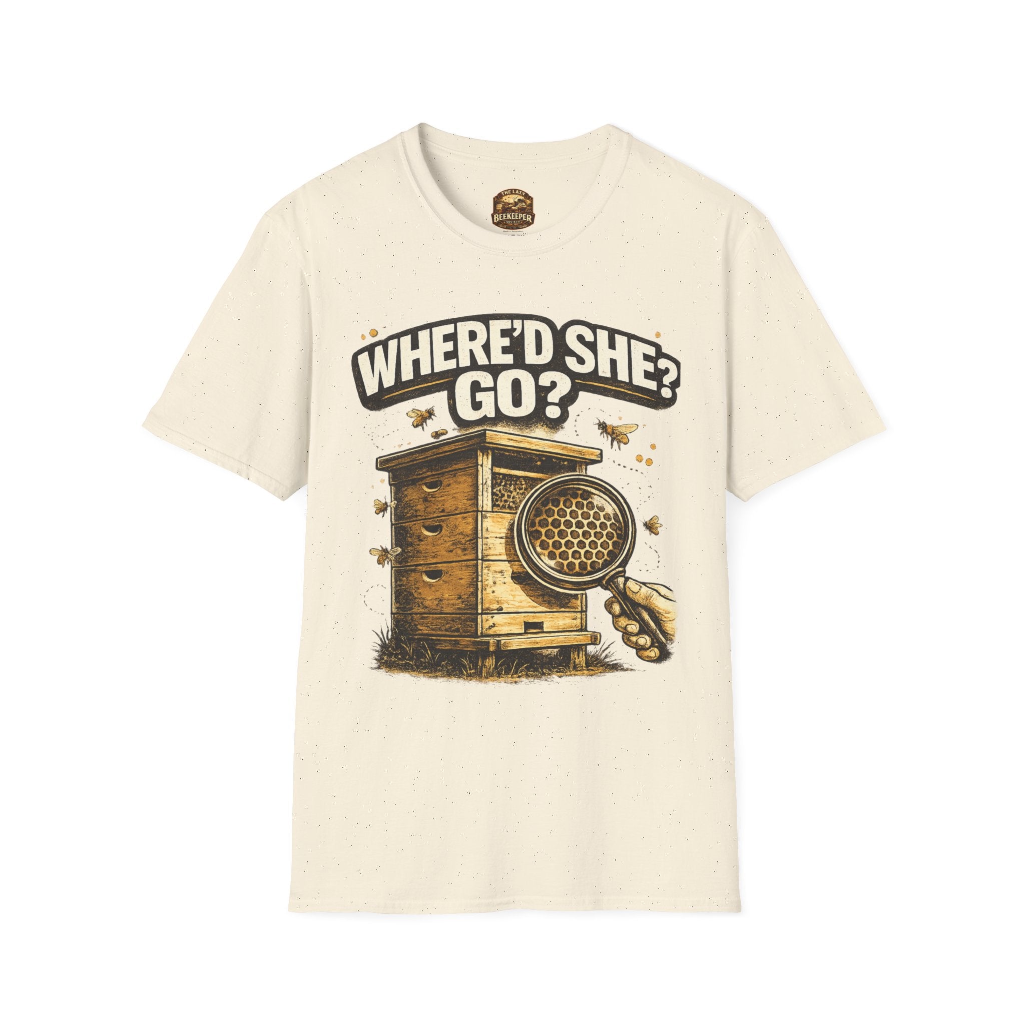 T-Shirt — “Where’d She Go?” Queenless Graphic Tee
