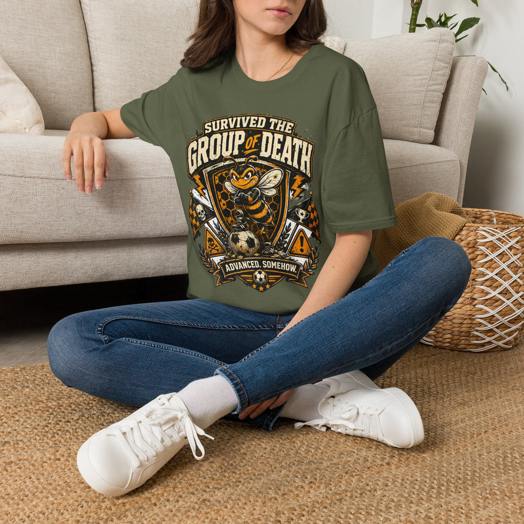 Group of Death Survivor T-Shirt — 'Survived the Group of Death' Soccer Tournament Shirt