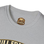T-Shirt „Pull Frames Drink Coffee“ – Imker Kaffee & Waben Grafik-T-Shirt