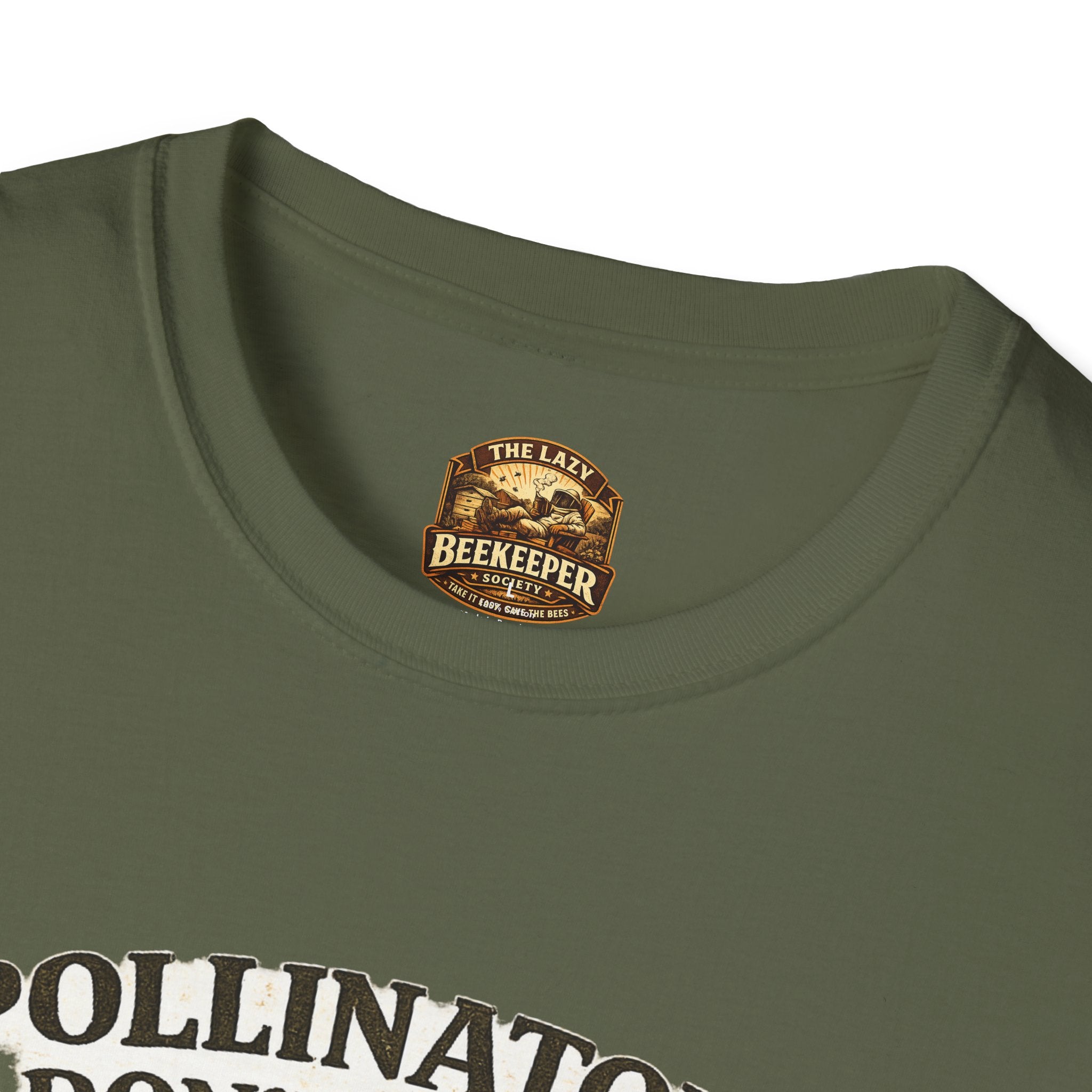 T-Shirt — "Pollinators Don't Need Slogans, They Need Wildflowers" Eco Garden Tee