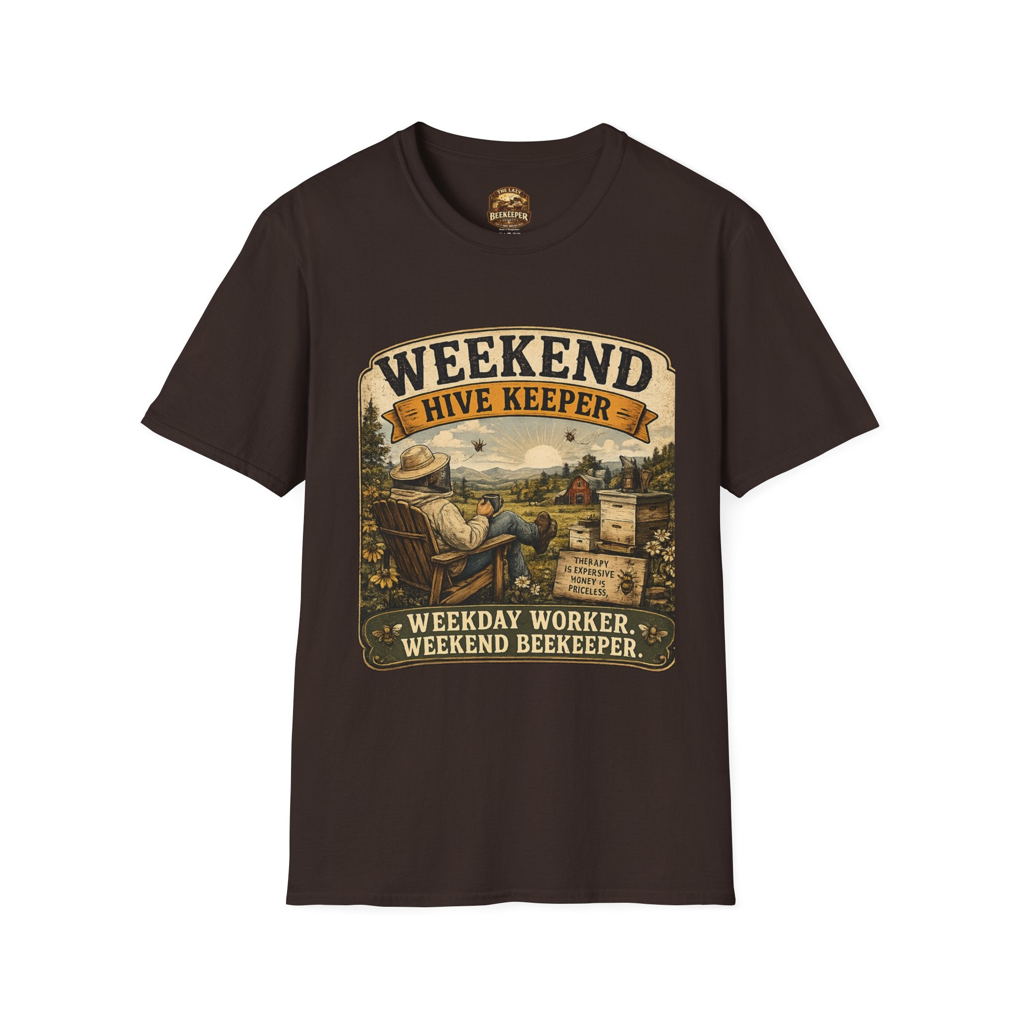 Imker-T-Shirt für das Wochenende – Vintage-T-Shirt für Wochenend-Imker