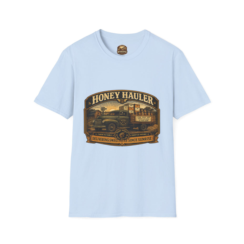 Honey Hauler Vintage Truck T-Shirt — Beekeeper Honey Harvest Tee