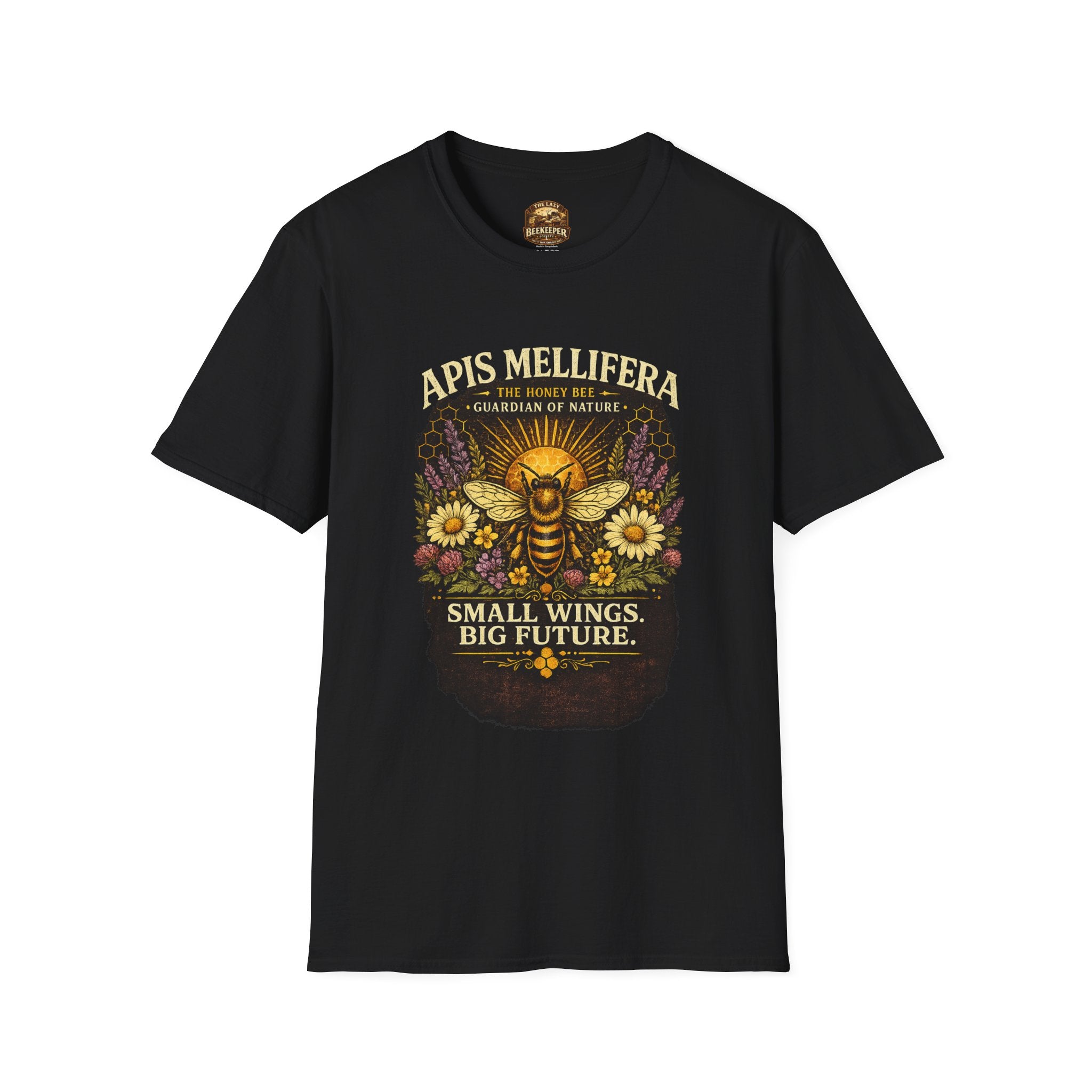 Bee Guardian T‑Shirt — "Apis Mellifera: Small Wings, Big Future" Eco Nature Tee
