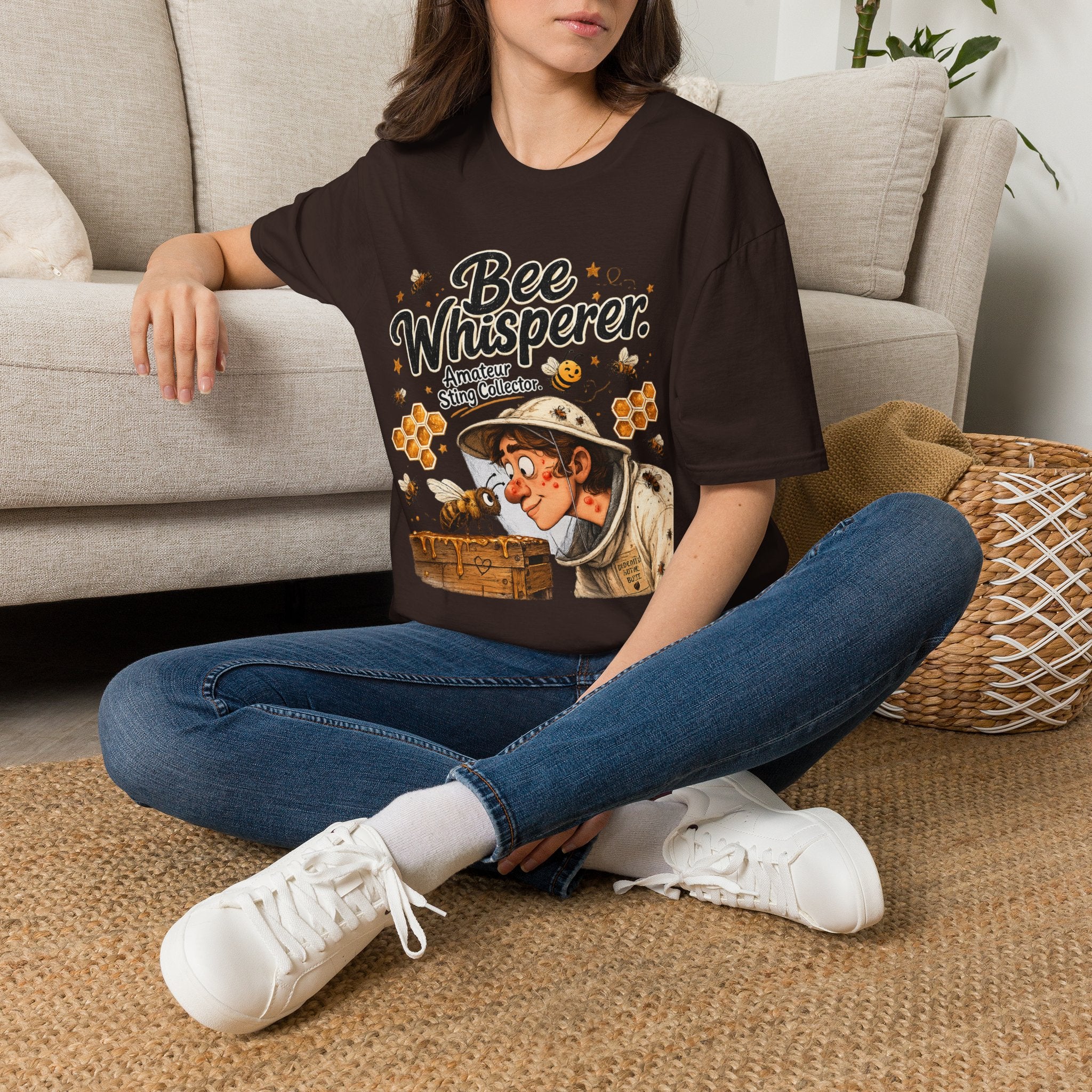 Bee Whisperer T‑Shirt — Amateur Sting Collector Beekeeper Shirt