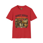 Honey House Social Club T-Shirt — Vintage Coffee & Honey Café Tee