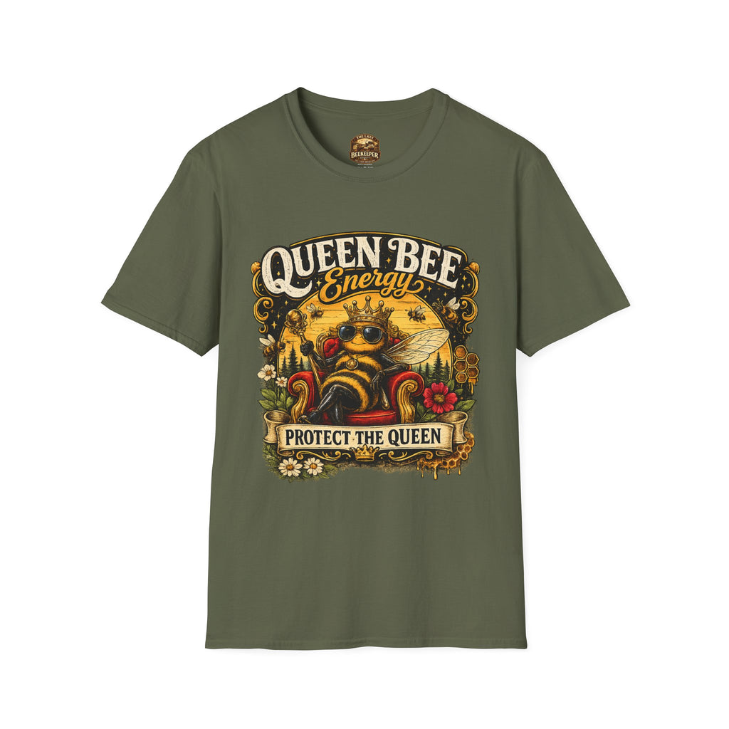 Queen Bee Energy T-Shirt — Protect the Queen Vintage Bee Graphic Tee