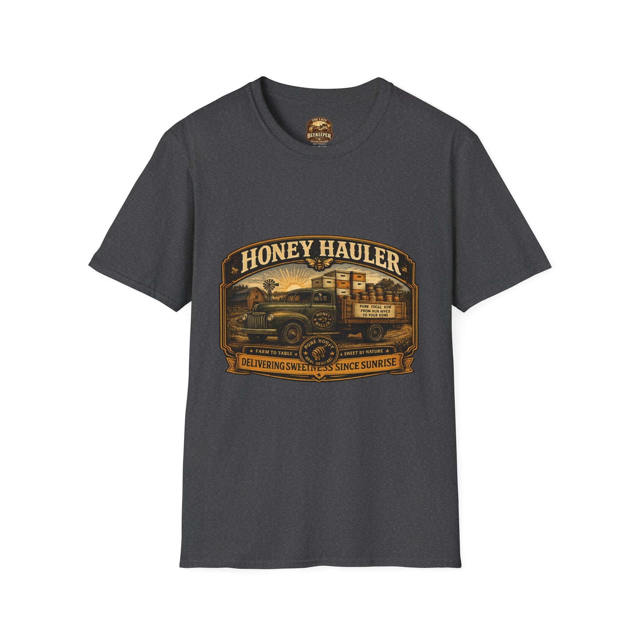 Honey Hauler Vintage Truck T-Shirt — Beekeeper Honey Harvest Tee