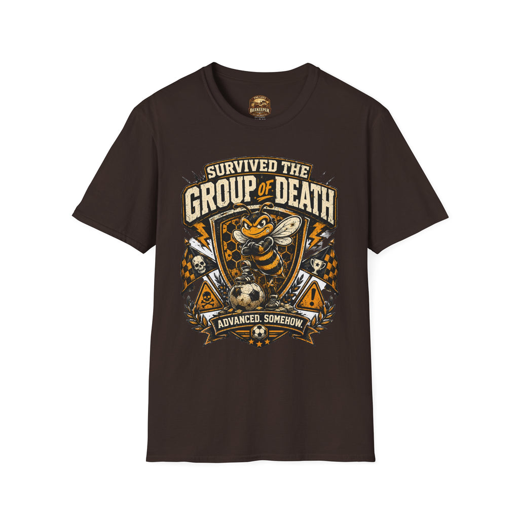 Group of Death Survivor T-Shirt — 'Survived the Group of Death' Soccer Tournament Shirt