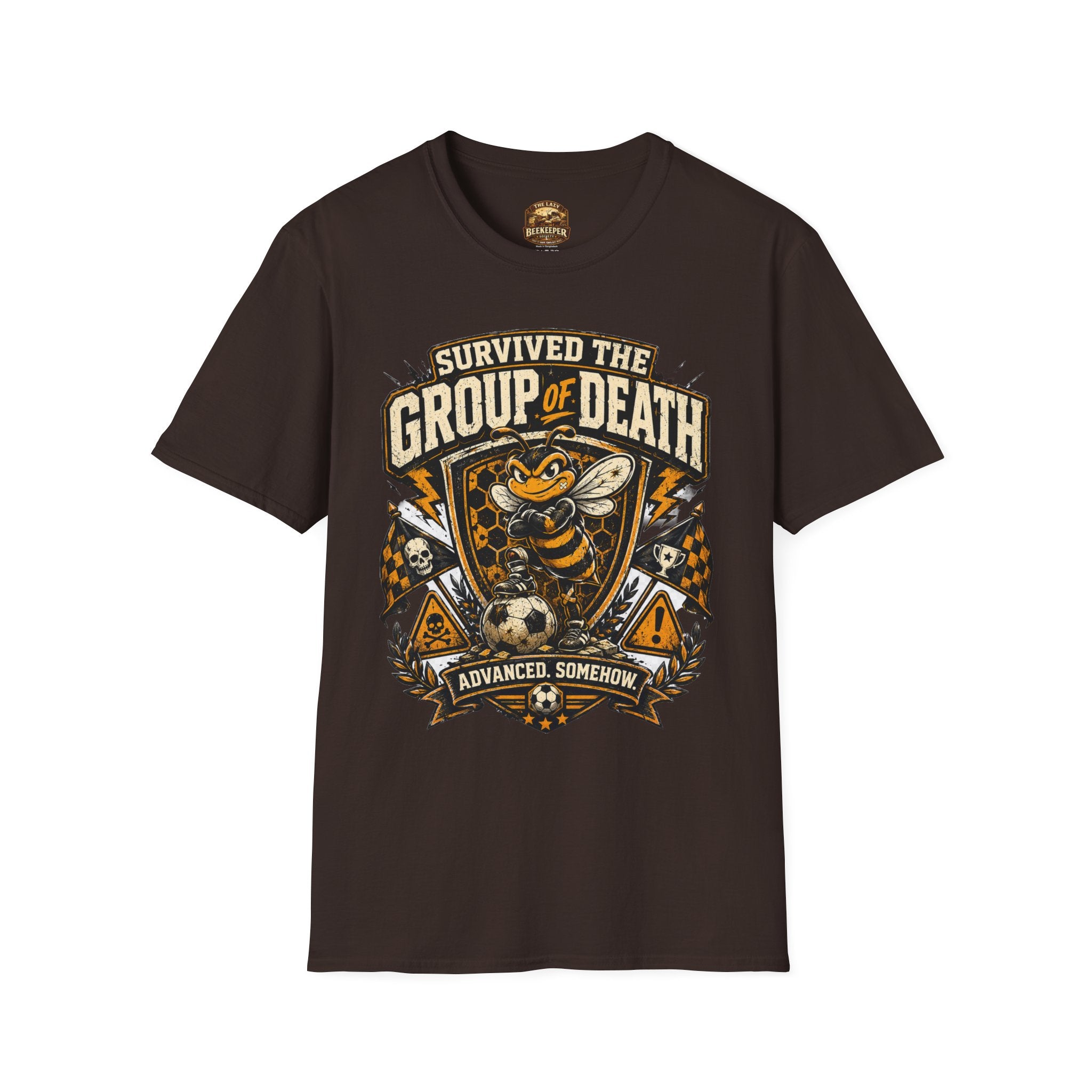 Group of Death Survivor T-Shirt — 'Survived the Group of Death' Soccer Tournament Shirt
