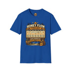 Honigernte-Vorhersage T-Shirt – Imker-Wettergrafik im Vintage-Stil