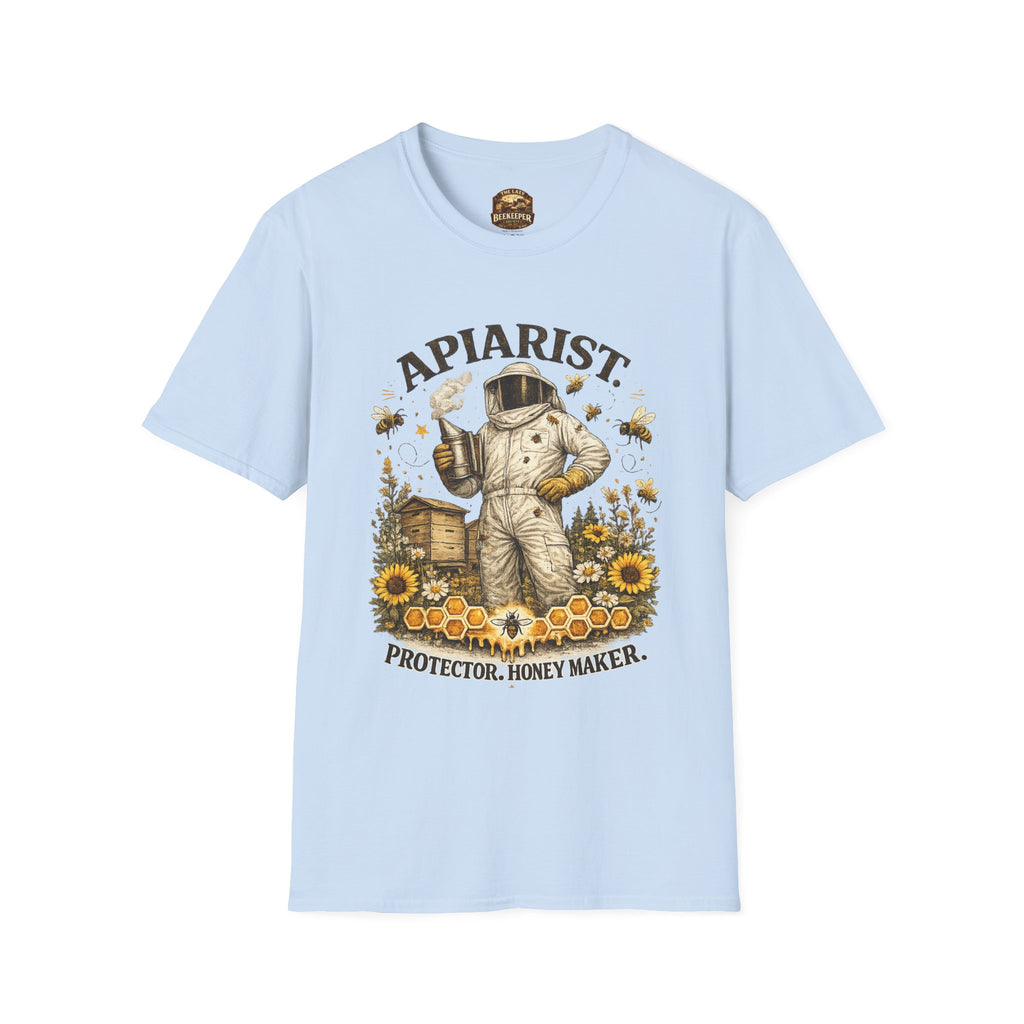 Apiarist Beekeeper T-Shirt — Protector & Honey Maker Graphic Tee