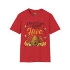 I Don't Have a Therapist I Have a Hive T-Shirt — Bee Lover Beekeeping Graphic Tee