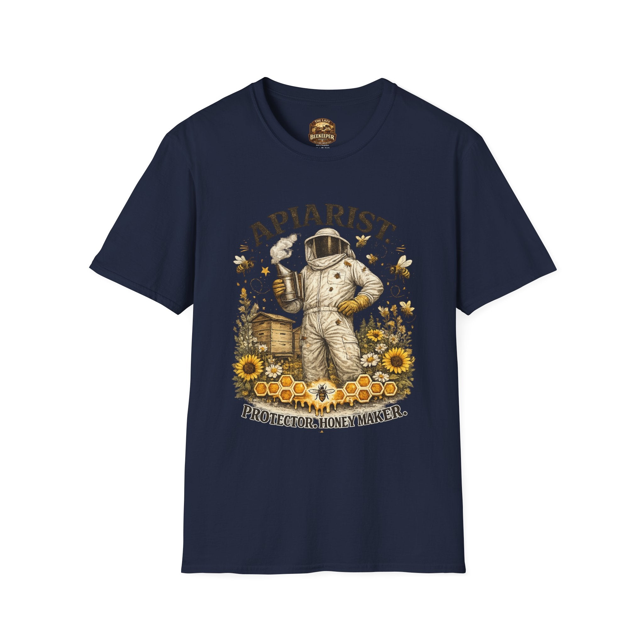 Apiarist Beekeeper T-Shirt — Protector & Honey Maker Graphic Tee