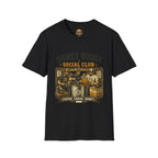 Honey House Social Club T-Shirt — Vintage Coffee & Honey Café Tee