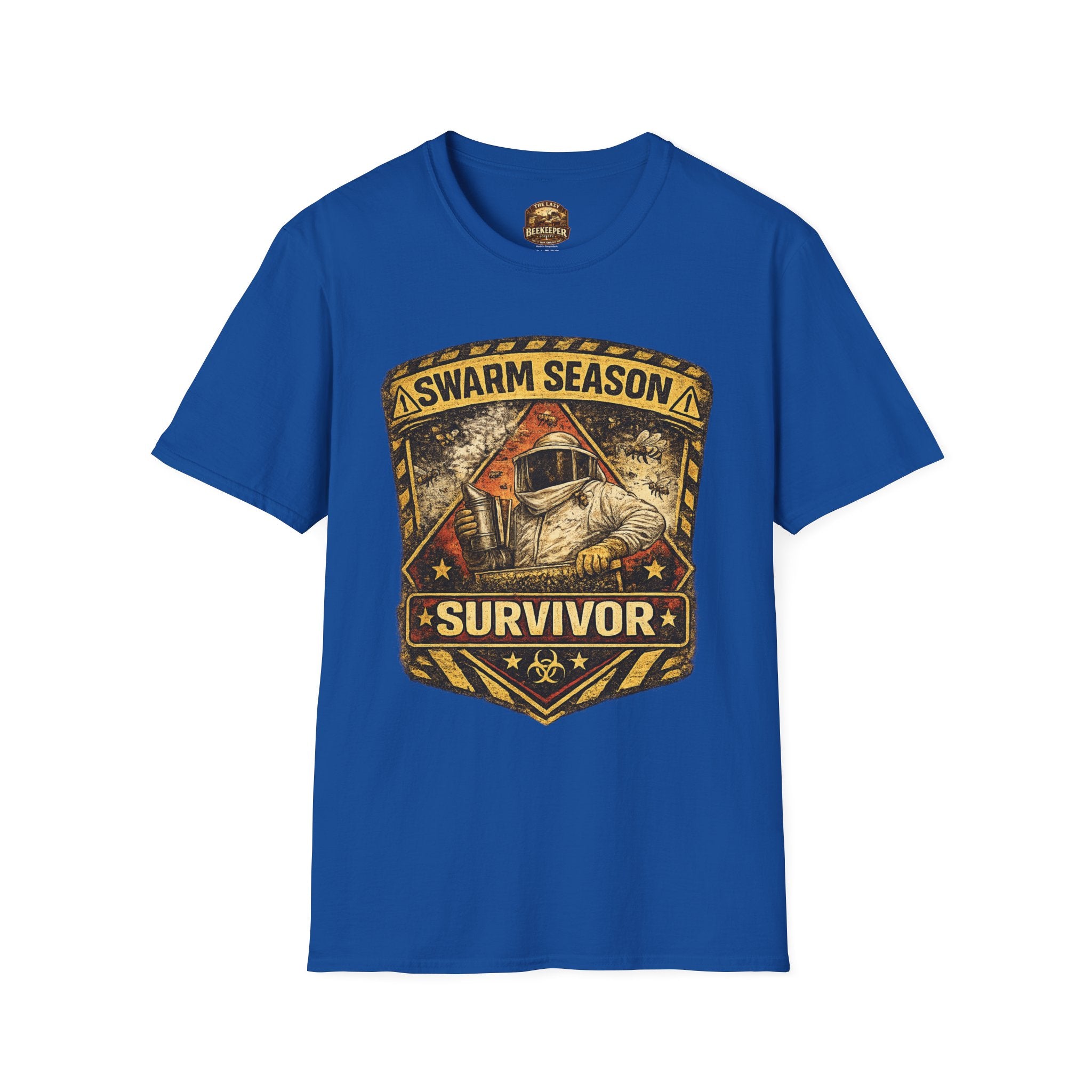 Schwarm-Saison-Überlebender T-Shirt – Vintage Schädlingsbekämpfung Imker T-Shirt