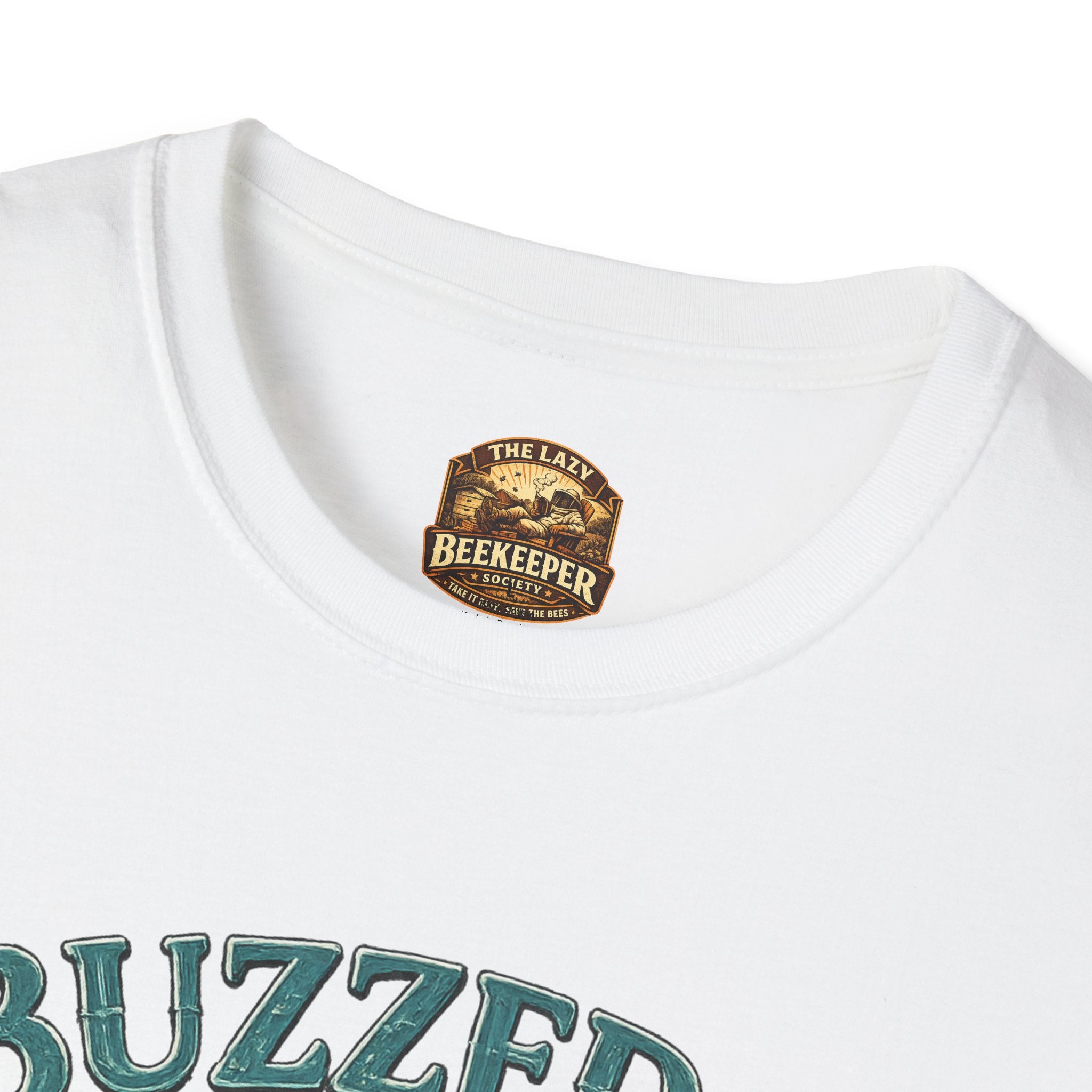 Buzzed & Unbothered Bee T-Shirt — Retro Relaxed Graphic Tee