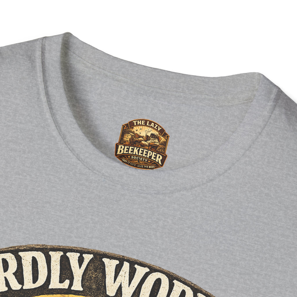 Hardly Working Bee T-Shirt — Vintage Bee Graphic Tee