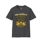 T-Shirt mit Definition der Honigbiene Apis Mellifera — Honigbienen-Illustration & Spruch zum Artenschutz