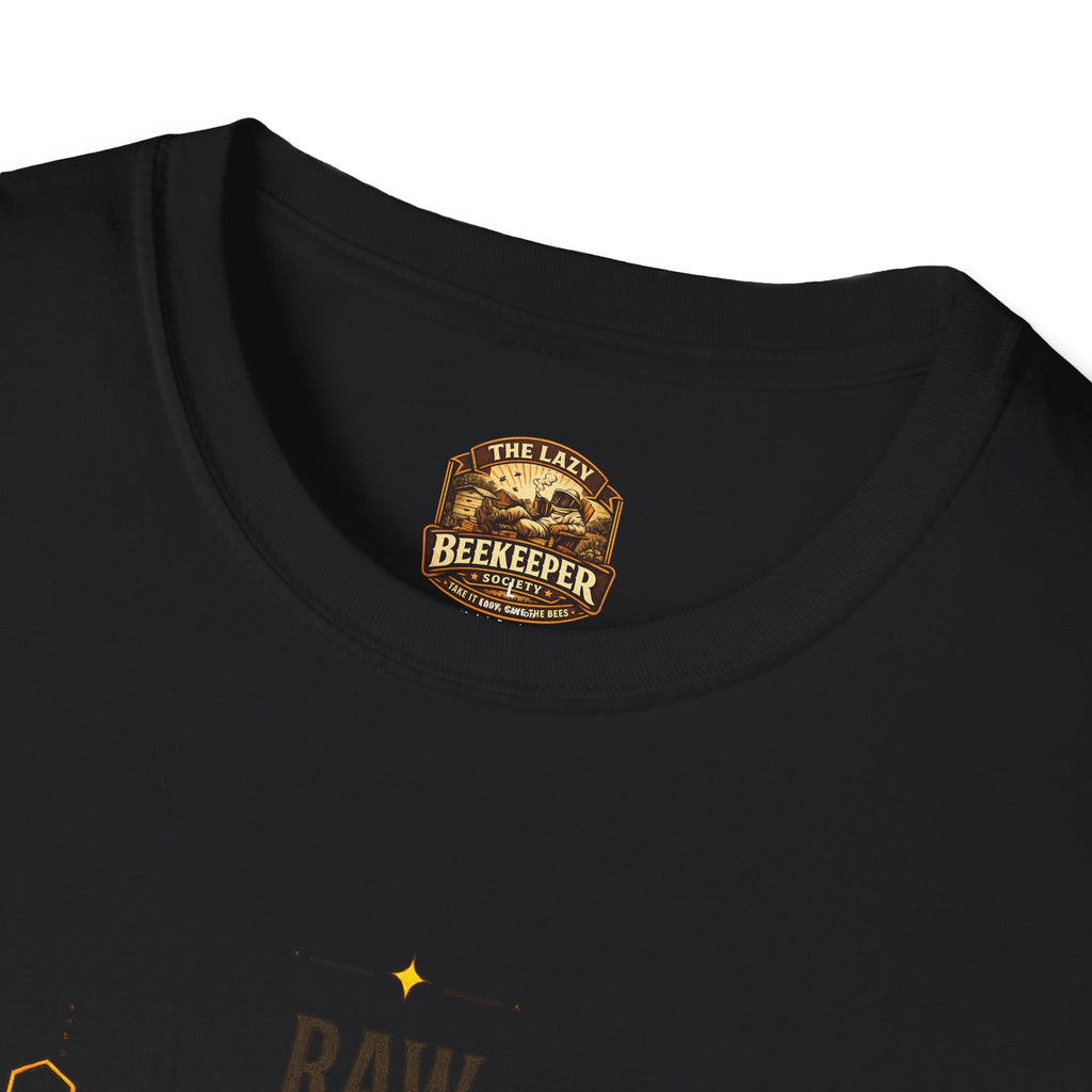 T-Shirt "Flüssiges Gold" – Grafik-T-Shirt "Roher Honig aus der Region"