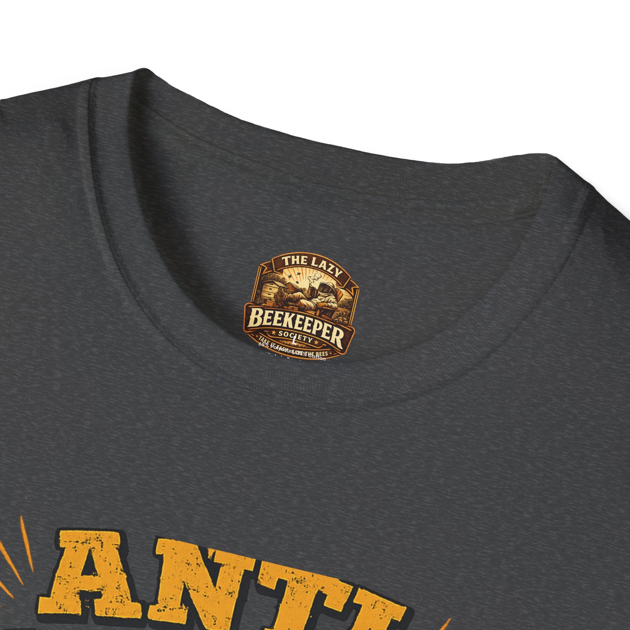 Anti Hustle Beekeeper T-Shirt — Reject Hustle, Embrace Honey Graphic Tee