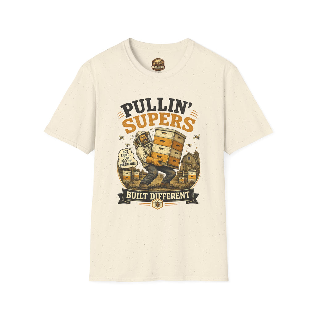 Pullin' Supers Imker-T-Shirt — Built Different