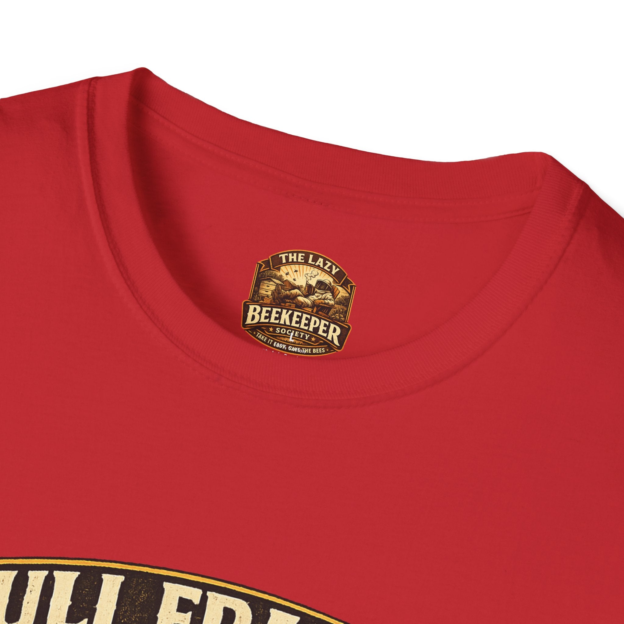T-Shirt „Pull Frames Drink Coffee“ – Imker Kaffee & Waben Grafik-T-Shirt