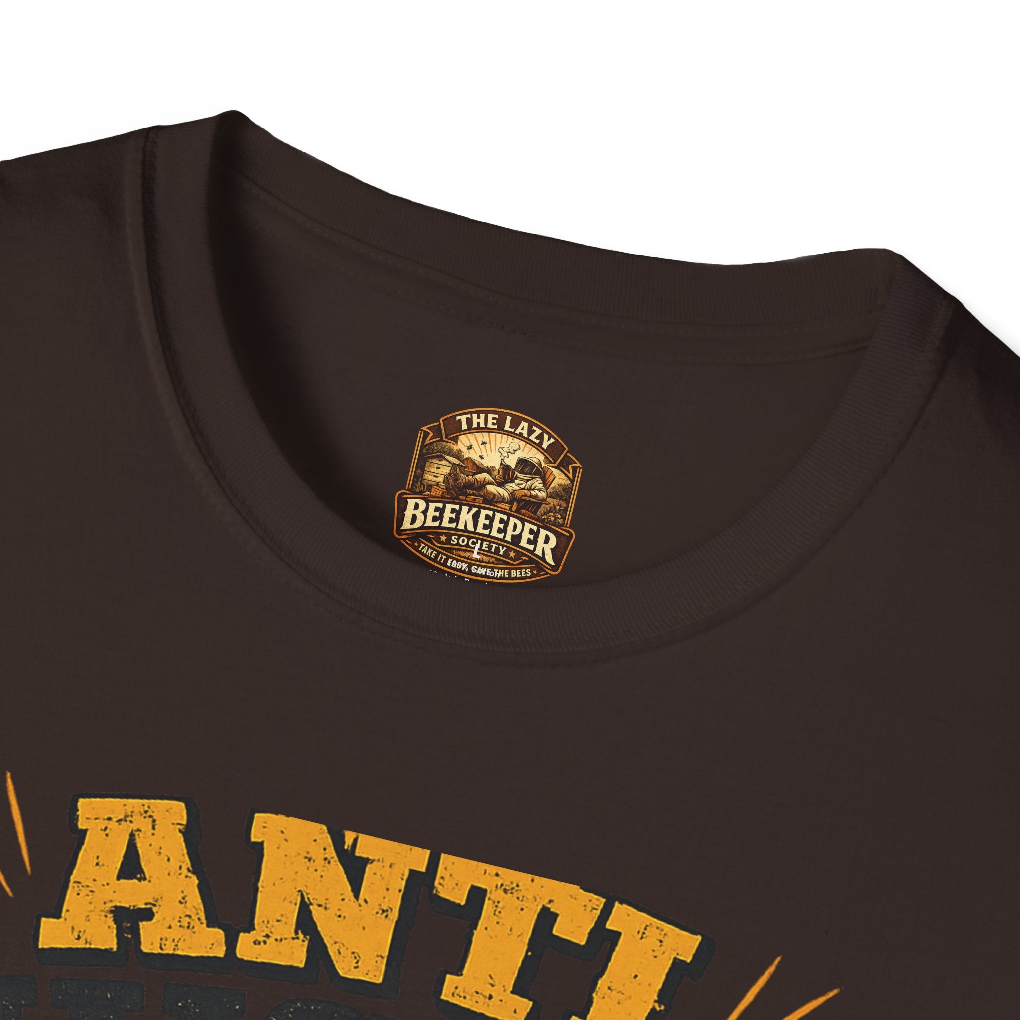 Beekeeper T-Shirt — “Anti Hustle” Embrace Honey Vintage Graphic Tee