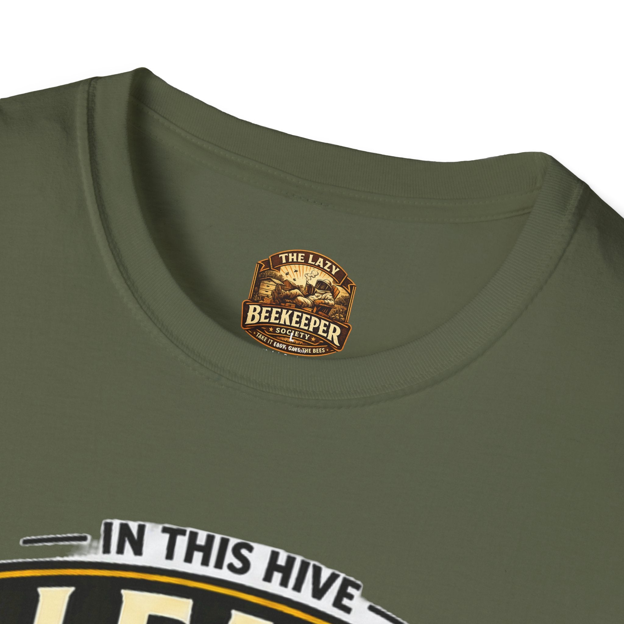 Lead the Hive T-Shirt — "In This Hive" Bee Leadership Graphic