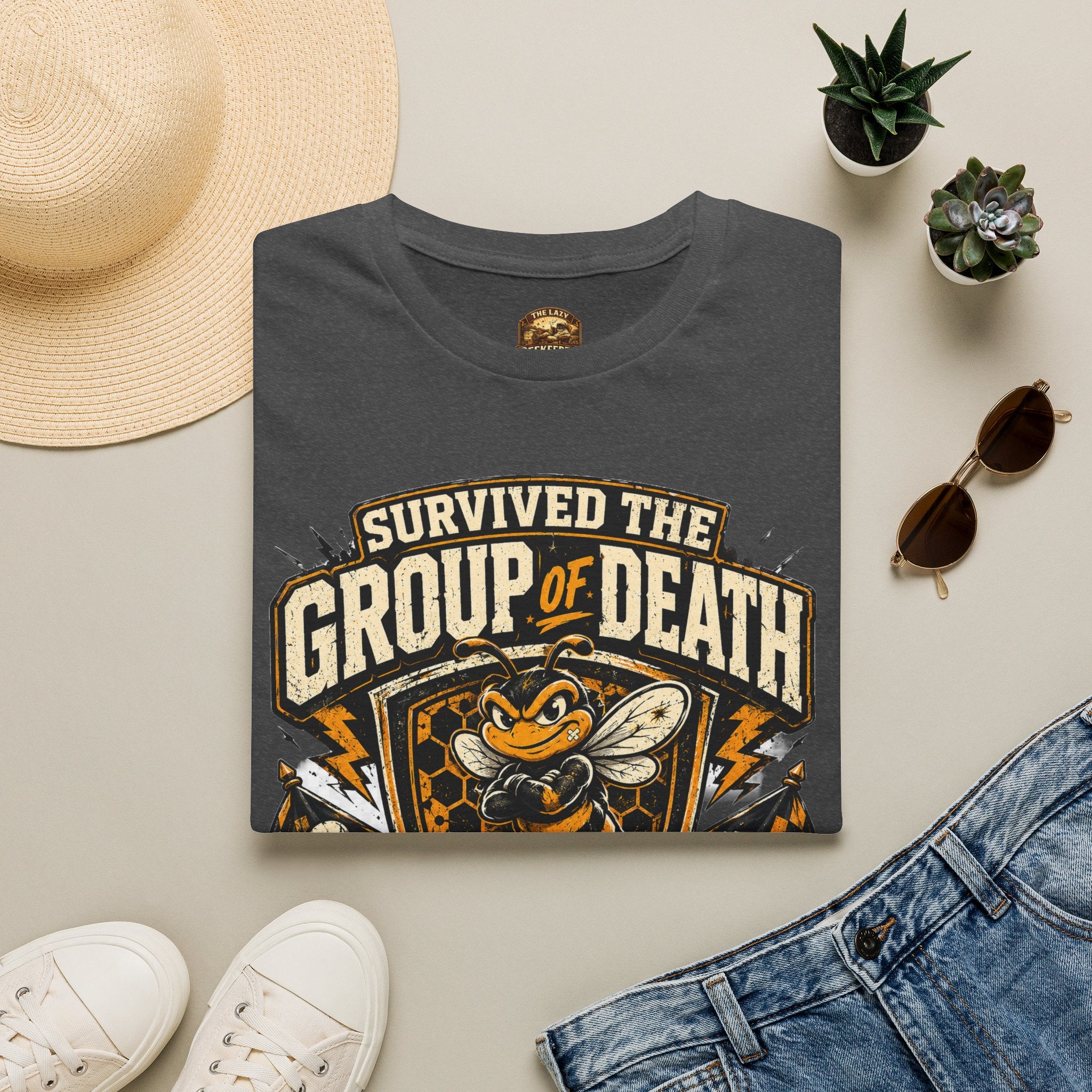 Group of Death Survivor T-Shirt — 'Survived the Group of Death' Soccer Tournament Shirt